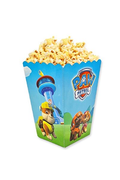 Dizayn Parti Evi Corn Box (8 PCS) Paw Patrol