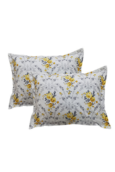 GÜLLÜCE HOME كيس وسادة مصنوع من القطن بنسبة 100% بسحاب