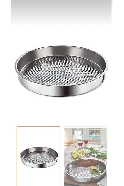 LeesHome Stainless Steel Raw Meatball Tray Lux 44 Cm