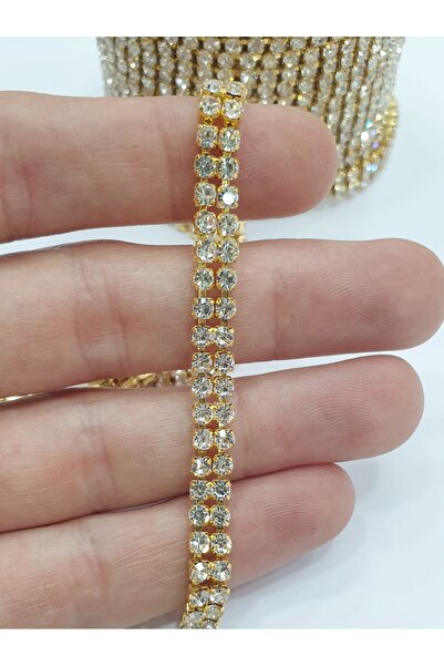 CRYSTALSHOP Bandă de piatră - dublu rând (4 metri)