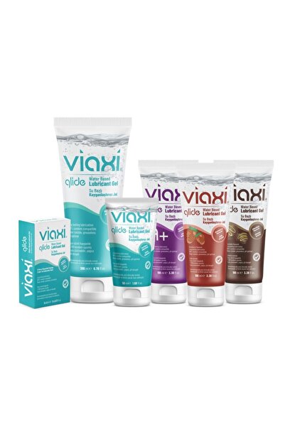 Viaxi Su Bazlı Kayganlaştırıcı Jel Glide Tüm Ürünlerden 1'er Adet