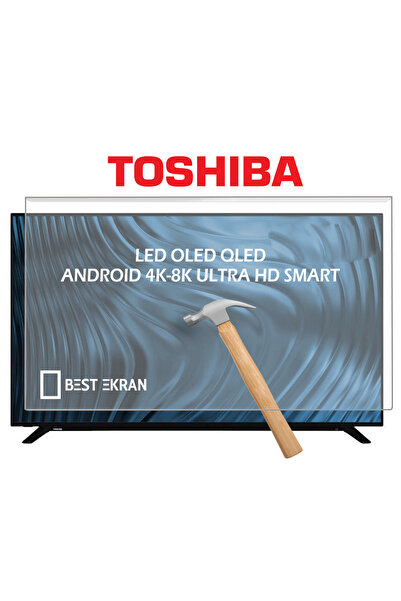 Genel Markalar Toshiba 50" Inç 126 Cm Tv Ekran Koruyucu Led Oled Qled Androıd...