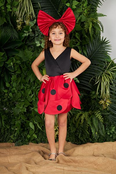zühre balaban ladybug costume flower girl dress