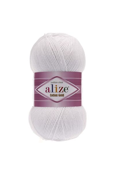 Alize Cotton Gold White Sold in Pieces