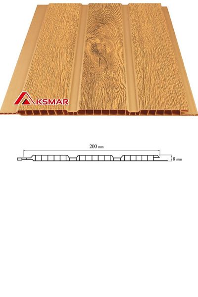 AKSMAR Plastic Hanging Ceiling Lamp with Fuga Light Oak (12 PIECES 2 MT NECKS)