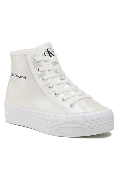 Calvin Klein Jeans Bold Vulc Flat Mid Laceup Sneakers