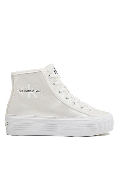 Calvin Klein Jeans Bold Vulc Flat Mid Laceup Sneakers