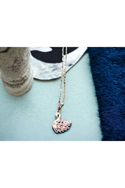 Aksesuar أناقة البجعة غير القابل للصدأ، سحر البجعة التورمالين، جمال البجعة ال...