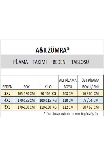 A&K ZÜMRA Σετ ανδρικής πιτζάμας Cotton Cotton Economical Summer