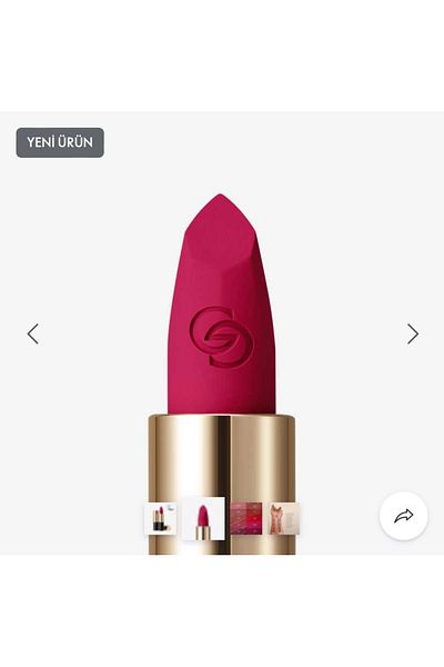 Oriflame Giordani Gold Iconic Matte Lipstick SPF 15 new series
