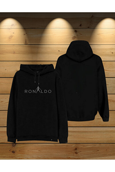 AEMİ Hanorac cu glugă imprimat pentru bărbați din tricou Cristiano Ronaldo Cr7