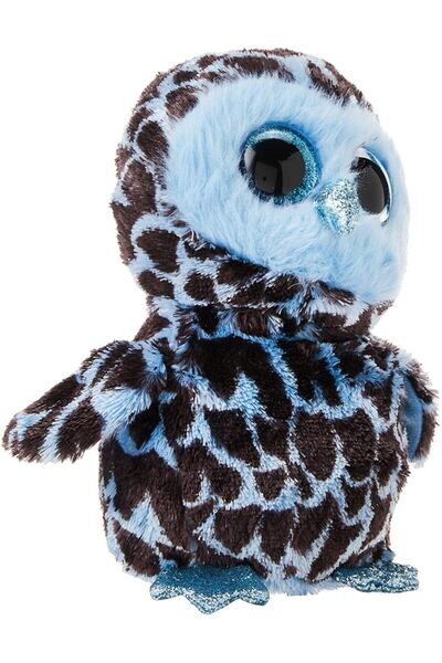 MEGA Yago - Owl Blue Reg Mavi Baykuş 15 Cm Peluş Oyuncak 150079TY36896