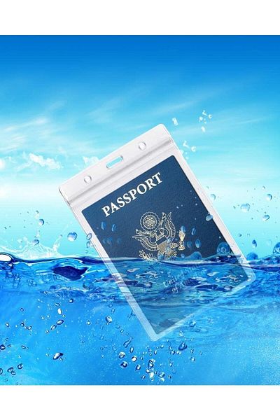 Gempo Multi-Purpose Passport Holder with Locked Anti Loss Prevention Strap Travel Organizer Passport Container