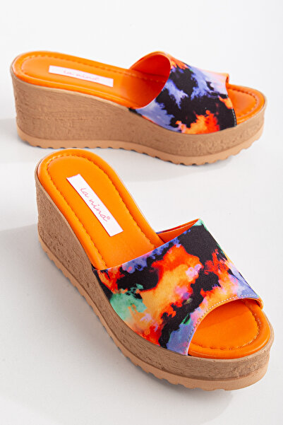 Lanina Γυναικείες παντόφλες Wedge Heel