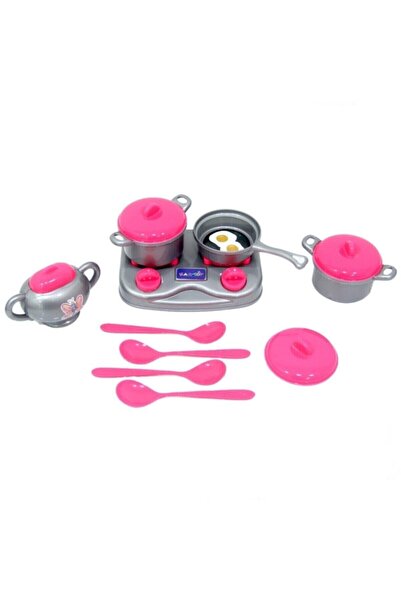 Mia Yemek Pişirme Seti Oyuncak Eğitici Mutfak Aşçı Yemek Seti 13 Parça Tencere Seti