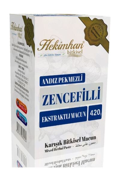hekimhan bitkisel şifalı bitkiler dünyası Zencefilli Karışık Bitkisel Macun 4...