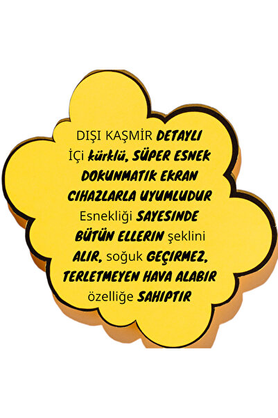 Algitsin O L A Dámské středně silné rukavice standardní velikosti kašmír+chlupatý+dotykový