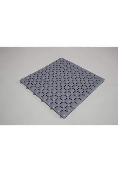 Gerçektrend بلاط أرضيات بلاستيكي لتقويم العظام شبكة أرضية من بلاط أرضية الحمام 33 × 33 × 1,5 سم (قطعة واحدة)