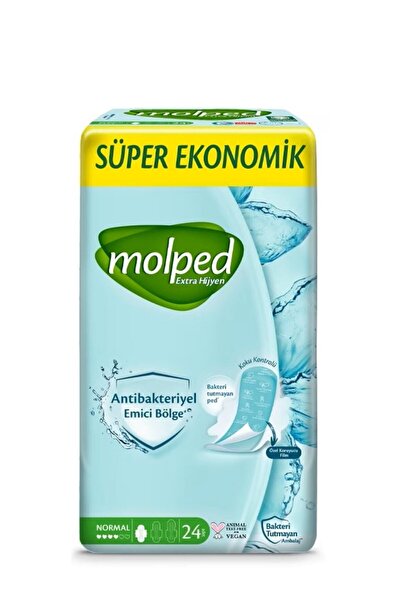 Molped Extra Hijyen Ped Seko Normal 24'lü 2 Adet