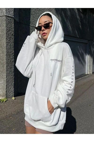 Massgai Φούτερ με κουκούλα Unisex Oversize - Φούτερ με στάμπα NonContradiction
