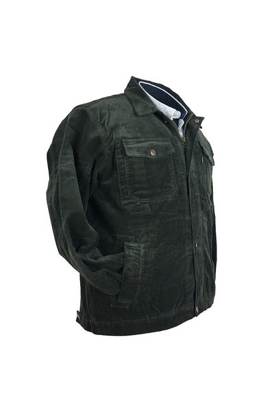 marufshop Βελούδινο εποχιακό χακί παλτό κατάλληλο για ανδρικό μεγάλο μέγεθος 138 κιλά-181 κιλά