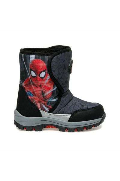 Disney Spiderman Spiderman Cettu 2PR Black Kids Snow Boots