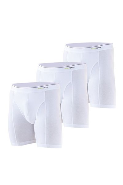 Blackspade Men's Boxers 3 Pack Tender Cotton 9683 - White