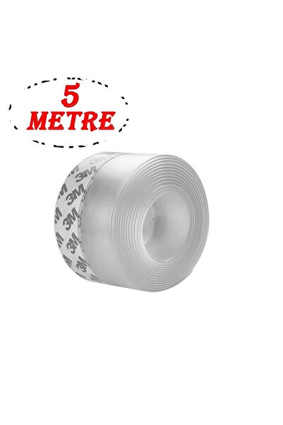 SARFEX 5 Metre Kapı Altı Pencere Rüzgar Şeffaf Esnek Renk Isı İzolasyon Bandı
