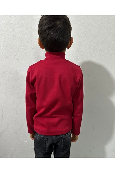 NetsaTekstil Boys and Girls Unisex Half Turtleneck Long Sleeve Body Bodysuit