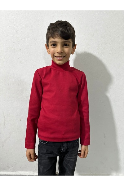 NetsaTekstil Boys and Girls Unisex Half Turtleneck Long Sleeve Body Bodysuit