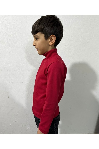 NetsaTekstil Boys and Girls Unisex Half Turtleneck Long Sleeve Body Bodysuit