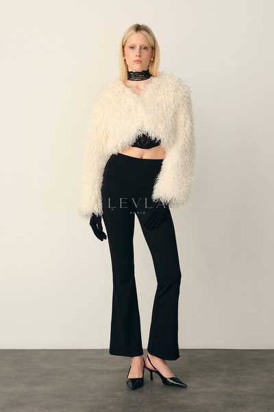 LEVLA PARIS Faux Fur Kürk Ceket
