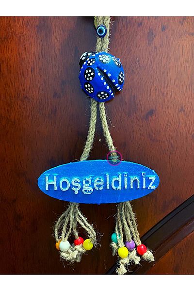 Mirvano Lucky Garden Blue Ladybug Door Στολίδι, Διακοσμητικό Στολίδι, Καλώς ορίσατε