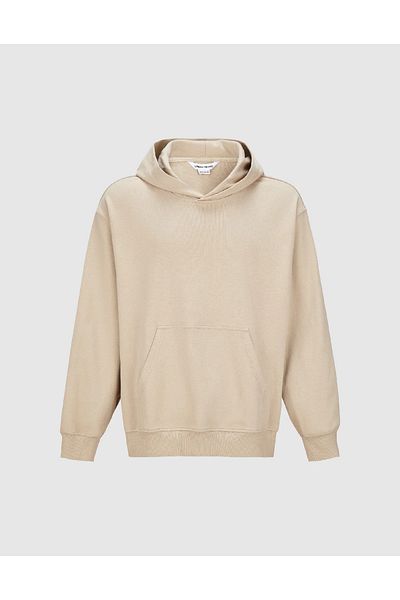 blackjack giyim Φούτερ Unisex μονόχρωμη μαύρη κουκούλα