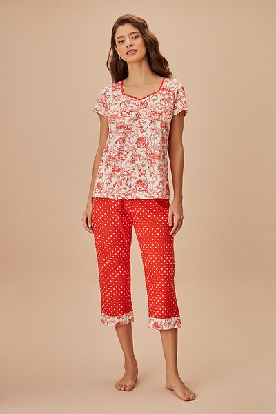 SUWEN Holly Capri Set
