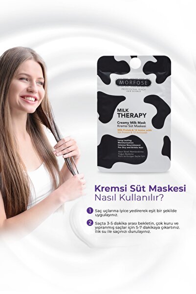 Morfose Milk Therapy Saç Maskesi 25 ml 10 Adet