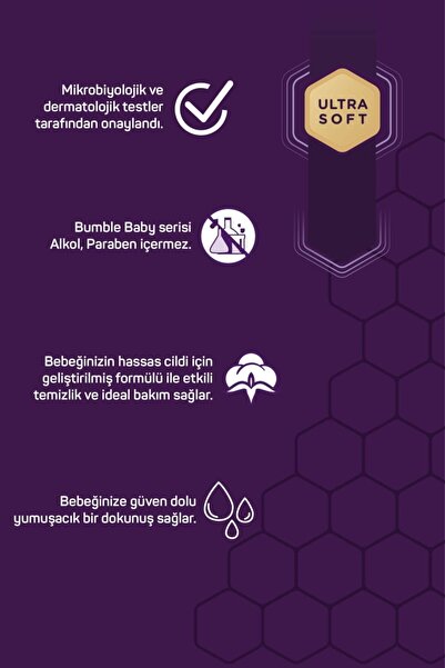Bumble Baby Islak Mendil 120 Yaprak 6'lı Paket