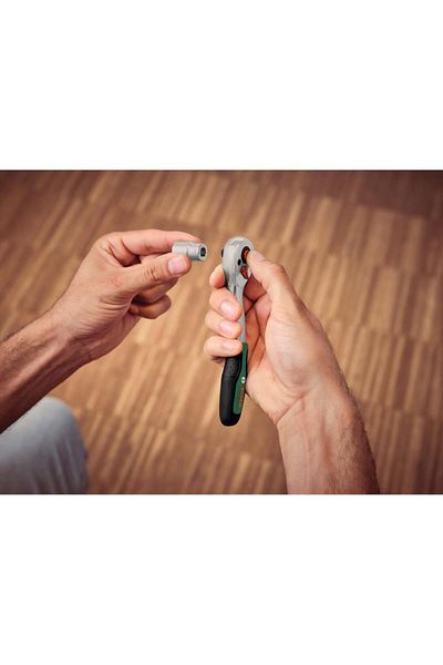 Bosch طقم مقبس ومفك براغي 1/4 بوصة من هوم اند جاردن 34 قطعة - 1600A02BY1