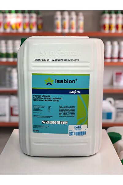 SYNGENTA Isabion 20L - Hayvansal Menşeili Aminoasit İçeren Sıvı Organik Gübre