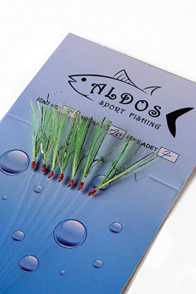 ALDOS Çapari Istavrit Çaparisi, 9 No Iğne Fıstık Yeşil (3 AD)