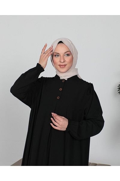 KADEEM Mevlana Medina Silk Μαύρο Φόρεμα
