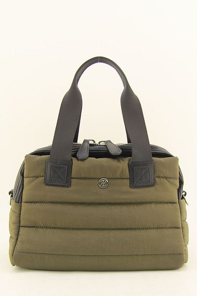 HNB Women's Khaki Multi-Compartment Fluffy Crossbody and Shoulder Sports Bag