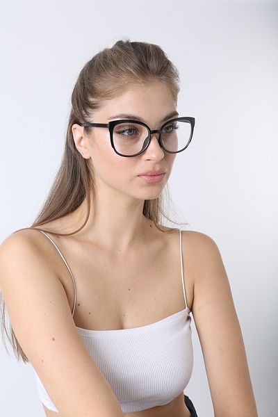 ModaLand Eleta New UV400 Black İMJ Clear Glass Eyewear Goggles