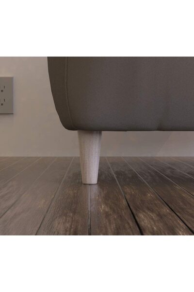 turanahşap Picior conic din lemn - Picior de bază, Picior de scaun, Picior de mobilier, Lungime: 20 Cm