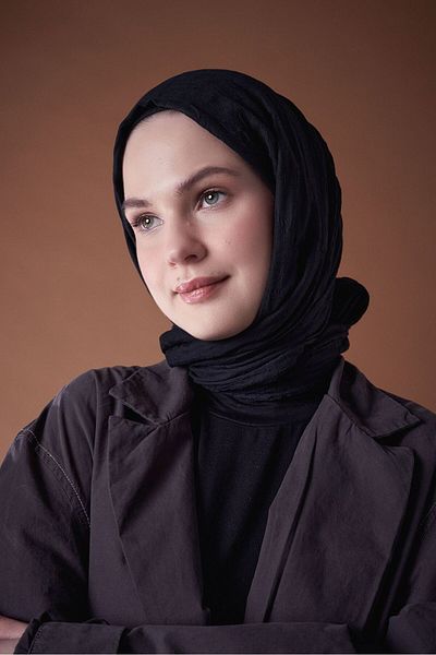 Modakaşmir Bamboo Shawl Series Black