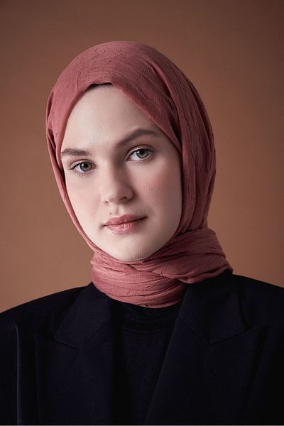 Modakaşmir Σειρά Bamboo Shawl Marsala