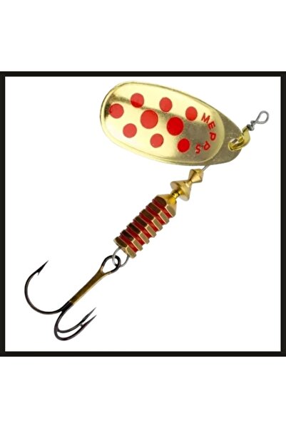 Uygunayakala Uyguna-Catch Gold/red Dotted No:3Mepps Comet-OX.052