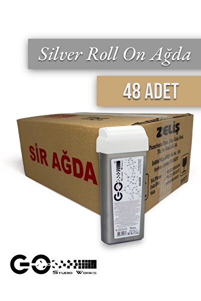 Go Studio Works Roll On Kartuş Ağda Silver 48 ADET