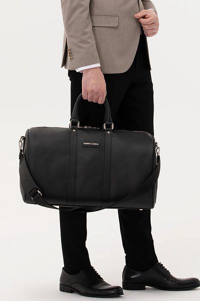 Pierre Cardin 04 قطعة001207 حقيبة يد حقيبة رياضية حقيبة سفر حقيبة عطلة باللون الأسود