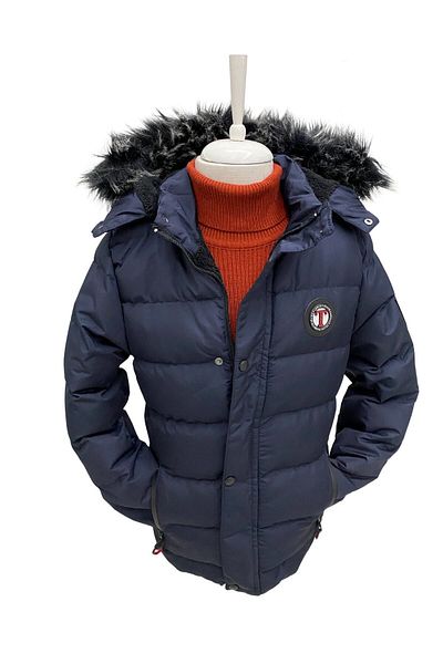 Jannock Boy's Inflatable Dense Fiber Filled Winter Water Resistant Thick Coat Jacket